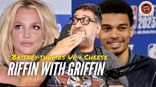 Britney Slap Thumbs Up CHEEESE Riffin With Griffin EP 241 [upl. by Ahseei752]