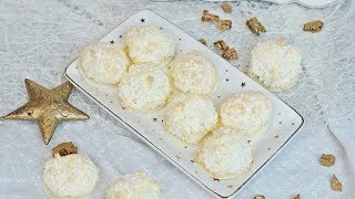 Kokosmakronen Schnelles Rezept Weihnachtsbäckerei [upl. by Davidde794]