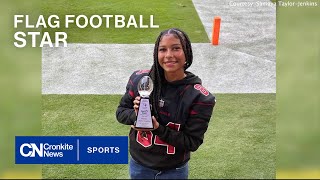 Hamiltons Flag Football Star Samaya Taylor Jenkins [upl. by Paulson]