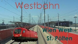 Führerstandsmitfahrt RAILJET  Westbahn Wien  St Pölten mit 230kmh  High Speed Train Cab Ride [upl. by Idzik]