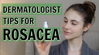 DERMATOLOGIST TIPS FOR ROSACEA SKIN CARE PRODUCTS DR DRAY [upl. by Ahsilet371]