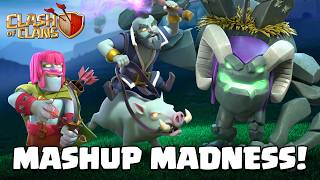 Mashup Madness NEW TROOPS Clash of Clans [upl. by Soalokin]