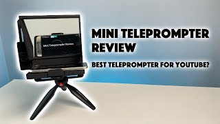 Mini Teleprompter Review  Best Teleprompter for Youtube [upl. by Hogarth]