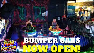 Spin Zone Bumper Cars Kamloops  The Fun Factor [upl. by Ivens]