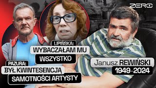 JANUSZ REWIŃSKI NIE ŻYJE CEZARY PAZURA I OLGA LIPIŃSKA WSPOMINAJĄ IKONĘ SATYRY [upl. by Dennett]