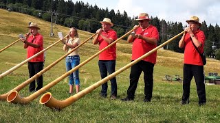 Abendruhe  gespielt von der Gruppe quotAlphornFreundequot aus Rheinfelden [upl. by Bala684]