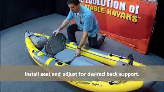 How to inflate the StraitEdge 1 inflatable kayak AE1006Y [upl. by Fattal626]