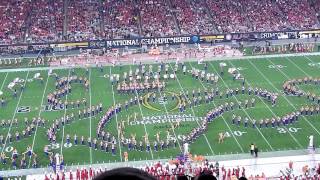 Clemson Tiger Band quotWickedquot Halftime CFP National Championship [upl. by Marnie]