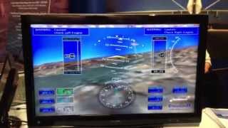 SCADE ® Display Glass Cockpit Integration DEMO [upl. by Seiuqram556]