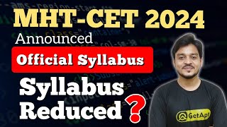 MHT CET 2024 Syllabus Released  MahaTet Syllabus 2024 [upl. by Sset]