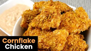 Super Crunchy Easy Cornflake Chicken [upl. by Eladroc124]