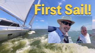 First SAIL and Boat TOUR Enksail Orion 49 ALUMINUM Sailboat  EP 253 [upl. by Yorick]