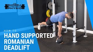 Hand Supported Single Leg Deadlift [upl. by Sixla]