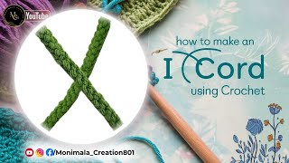 How to crochet an ICord [upl. by Yanehc]