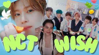 NCT WISH Tears Are Falling amp Songbird MVs Dance Practice  Reaction💚 [upl. by Marne]