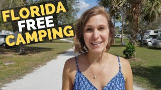 Free Camping in Florida 🌴Budget Campgrounds  RV Dry Camping amp Boondocking [upl. by Elery]