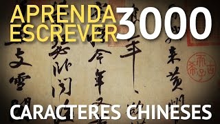 Aprenda Escrever 3000 Caracteres Chineses  2 A Mais Dicas [upl. by Eissat]