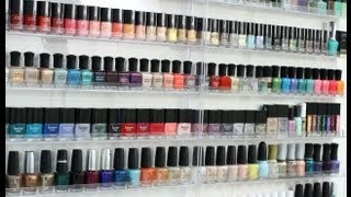 NAILS My Nail Polish Collection amp Storage [upl. by Tshombe162]