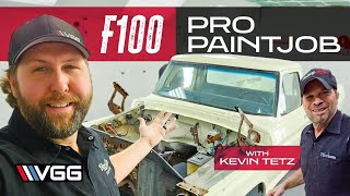 ABANDONED To RESTORED Rebuilding a Ford F100 Part 4  Professional Looking Paint ON A BUDGET [upl. by Westmoreland]