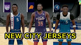 ALL NEW CITY EDITION JERSEYS  NBA 2K24 [upl. by Radman]