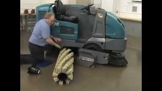 Tennant S30 Floor Sweeper Operator Training [upl. by Sillihp]