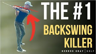 HOW TO TURN YOUR SHOULDERS IN THE BACKSWING [upl. by Enomahs]