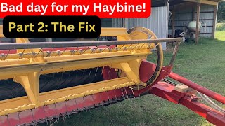 Bad day for my Haybine Part 2 The fix [upl. by Ranchod]