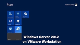 How to install Windows Server 2012 on VMware Workstation 12 [upl. by Lrac]