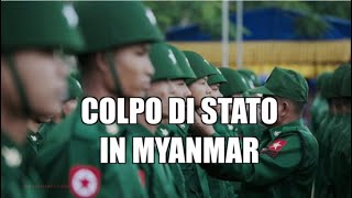 Colpo di stato in Myanmar Birmania [upl. by Bracci558]