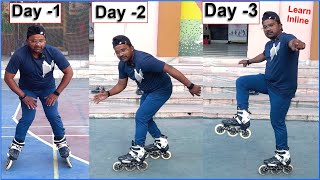 How to learn inline skating  inline in hindi  how to do inline  Inline skating  inline skates [upl. by Teleya502]