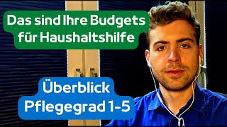 Haushaltshilfe über die Pflegekasse bezahlen  das sind die Budgets von Pflegegrad 15 2023 [upl. by Ekusoyr253]