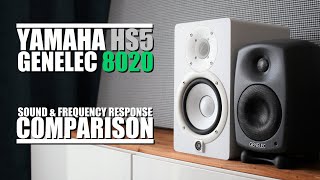 Genelec 8020D vs Yamaha HS5  Soun amp Frequency Response Comparison [upl. by Guod522]