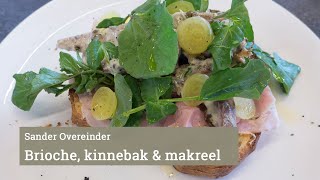 Briochebrood met kinnebakspek en makreelmayonaise [upl. by Ojoj]