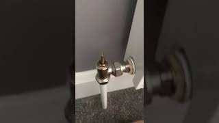 How to adjust the lockshield valve on a radiator [upl. by Wilda]