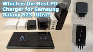 Which One of these 8 PD Chargers is the Best for Samsung Galaxy S23 Ultra [upl. by Aldin]