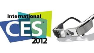 CES 2012  Lumus Personal Display Glasses Make HUDs a Reality [upl. by Hiasi437]