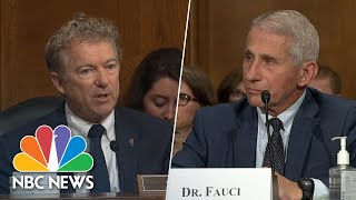 Watch Dr Fauci Sen Rand Paul Clash During Congressional Hearing [upl. by Utter]