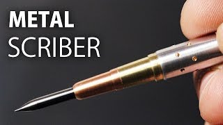 Machining a Metal Scriber w Carbide Tip [upl. by Alyt825]