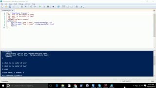 Powershell Menu Creation [upl. by Ludmilla]