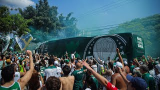 TORCIDA DO PALMEIRAS FAZ FESTA ABSURDA ANTES DE FINAL CONTRA O FLUMINENSE  CORREDOR ALVIVERDE [upl. by Hoang554]