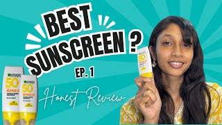 Best Sunscreen this Winter ❄️  HONEST REVIEW  Garnier Invisible Serum sunscreen behencode [upl. by Henrique]