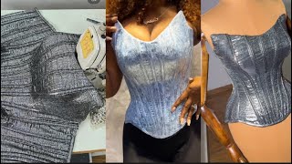 PREMIUM OVERBUST CORSET How to draft and sew a waist snatched OVERBUST CORSET  VICTORIAN CORSET [upl. by Lehcor984]