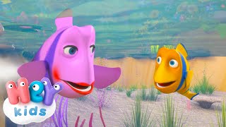 Joli petit poisson dans leau 🐠💦  HeyKids Comptines pour bébé  Animaj Kids [upl. by Lasala]