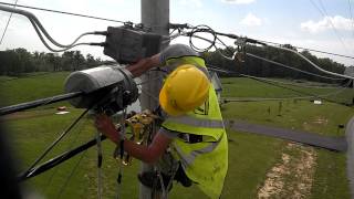 Lineman Swapping a Lasher [upl. by Philipps]