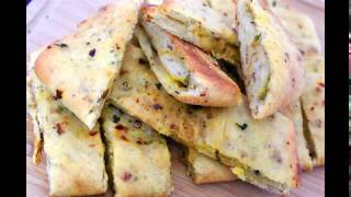 Garlic bread recipe Cheese Garlic bread Dominos Garlic bread English Malayalam [upl. by Lankton106]