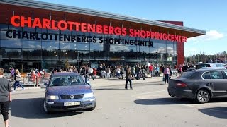 Charlottenbergs Shoppingcenter Hypermat border shop sweden [upl. by Semreh330]