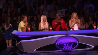 Mariah Carey sprinkles Glitter on Candice Glover American Idol [upl. by Keeryt]