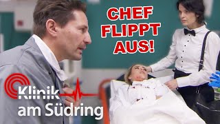 In tausend Scherben gefallen Cholerischer Chef flippt aus  Klinik am Südring  SAT1 [upl. by Rickey]