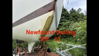 EP 12  Patching Things Up Restoring a Bayfield 29 Sailboat  Part 1 [upl. by Birdie]