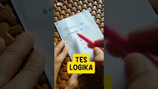 MATEMATIKA DASAR TES LOGIKA❗❗❗tekatekimatematika teslogika matematikamath [upl. by Trakas]